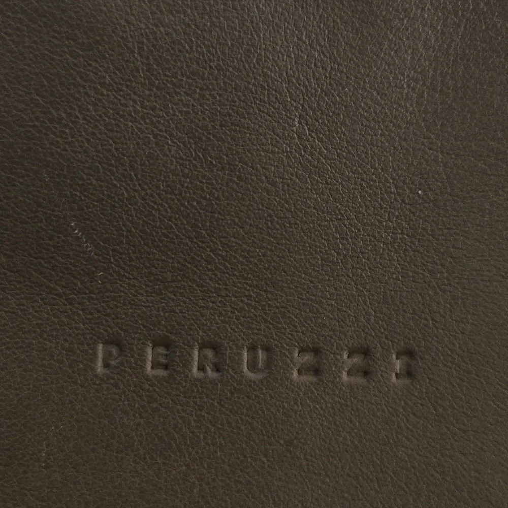 Peruzzi Made in Florence Genuine Leather Brown Crossbody Bag | Italian Leather